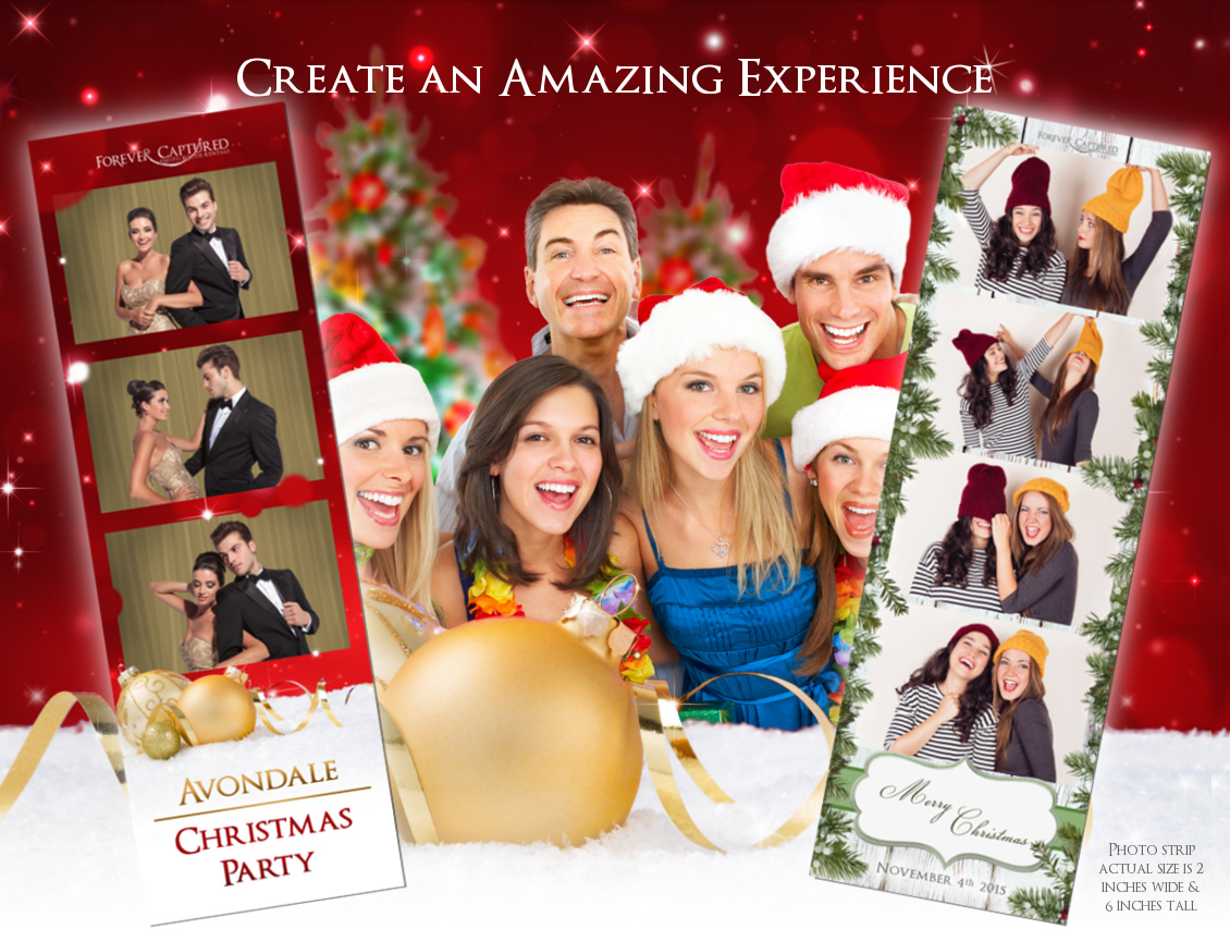 Christmas photo booth rental & hire in Greater Vancouver, BC.