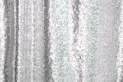 Sample silver sequin photo booth backdrop curtain.